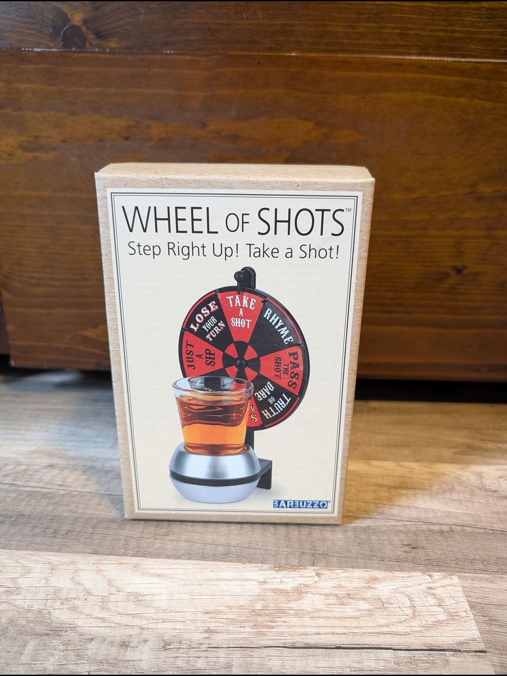 Wheel of Shots Party Game by - Red and Silver